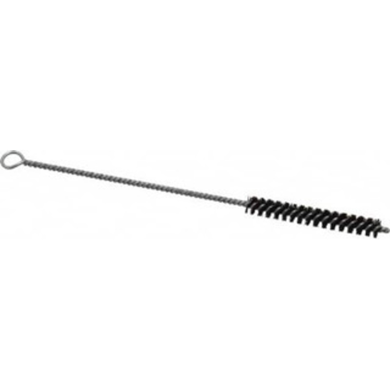 PRO-SOURCE 2 Long x 1/4 Diam Horsehair Bristle Brush Single Spiral, 6 OAL, 0.006 Filament Diam, 0.096 Shank Diam 06005 – 03717121