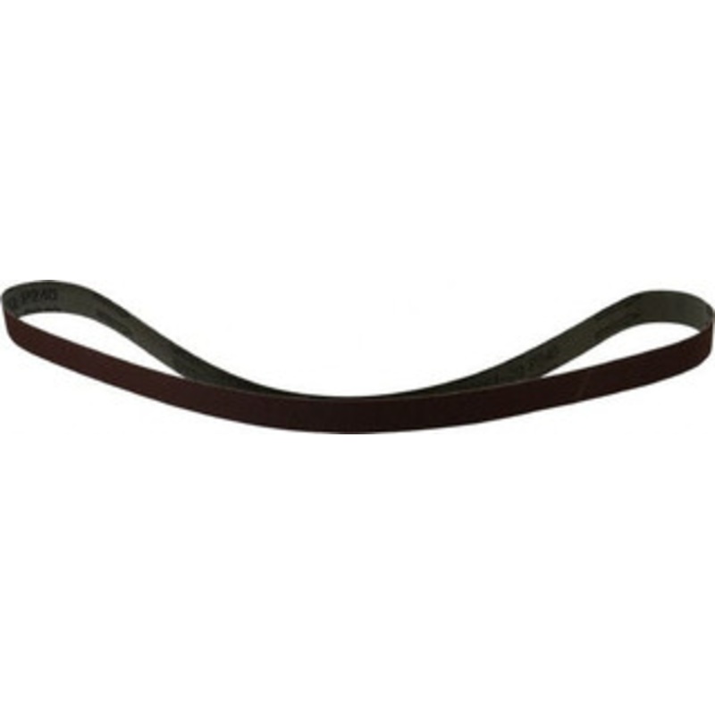 Tru-Maxx 1 Wide x 42 OAL, 220 Grit, Aluminum Oxide Abrasive Belt Aluminum Oxide, Very Fine, Coated, X Weighted Cloth Backing 7378 – 00445940
