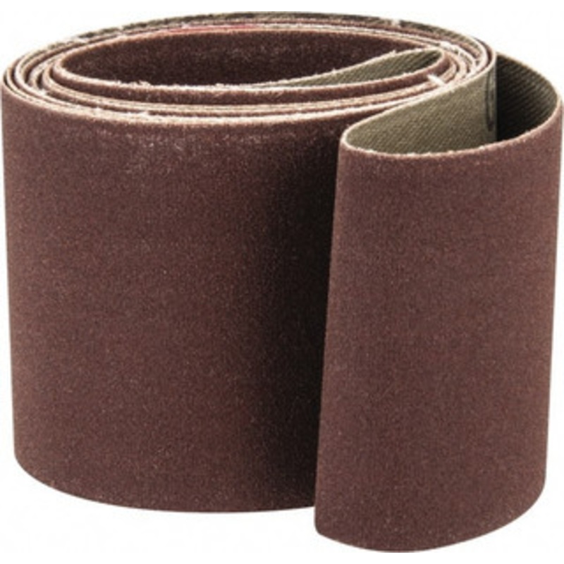 Tru-Maxx 2 Wide x 72 OAL, 220 Grit, Aluminum Oxide Abrasive Belt Aluminum Oxide, Very Fine, Coated, X Weighted Cloth Backing 7384 – 00446088