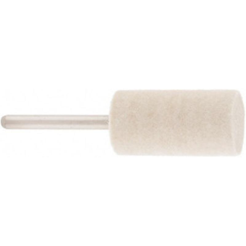 Value Collection 1/2 Diam 1/8 Shank Diam Medium Density Cylinder Shaped Mounted Bob 1 Head Length, 2 Shank Length, Wool Felt 516120 – 91068163