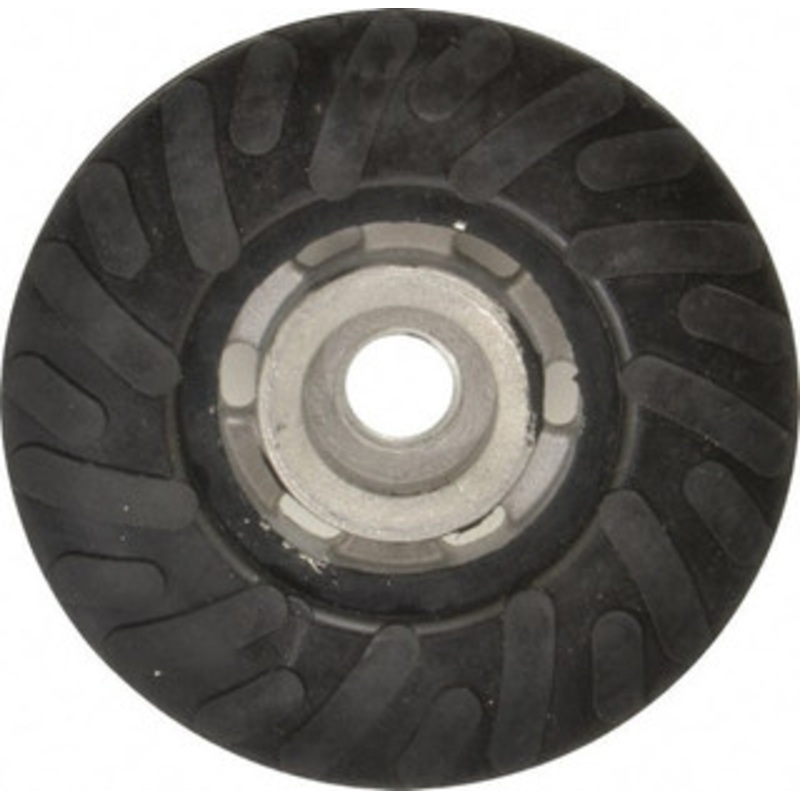 Made in USA 4 Diam Disc Backing Ribbed Backing Pad Soft Density, 13,500 RPM 8004F – 03688082