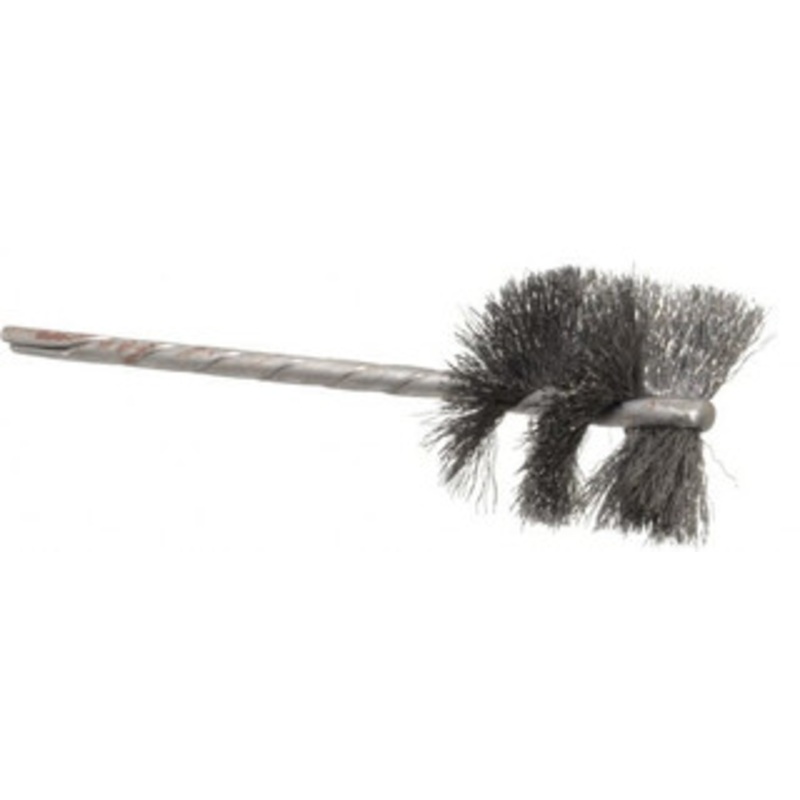 Osborn 1-1/8 Diam Helical Steel Tube Brush 0.005 Filament Diam, 1 Brush Length, 3-1/2 OAL, 1/8 Diam Shank 0003608200 – 03262300