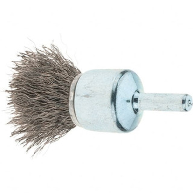 Tru-Maxx 3/4 Diam Stainless Steel Flared Crimped End Brush 7/8 Trim Length, 1/4 Shank Diam, 22,000 Max RPM 88519 – 32246266