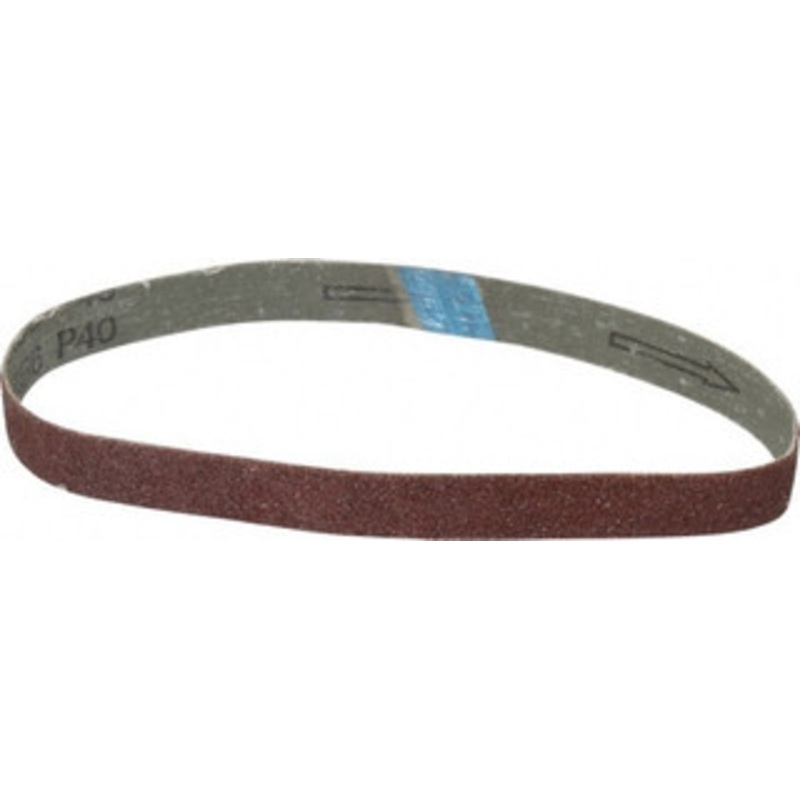 Tru-Maxx 3/4 Wide x 18 OAL, 40 Grit, Aluminum Oxide Abrasive Belt Aluminum Oxide, Coarse, Coated 7070 – 85574176